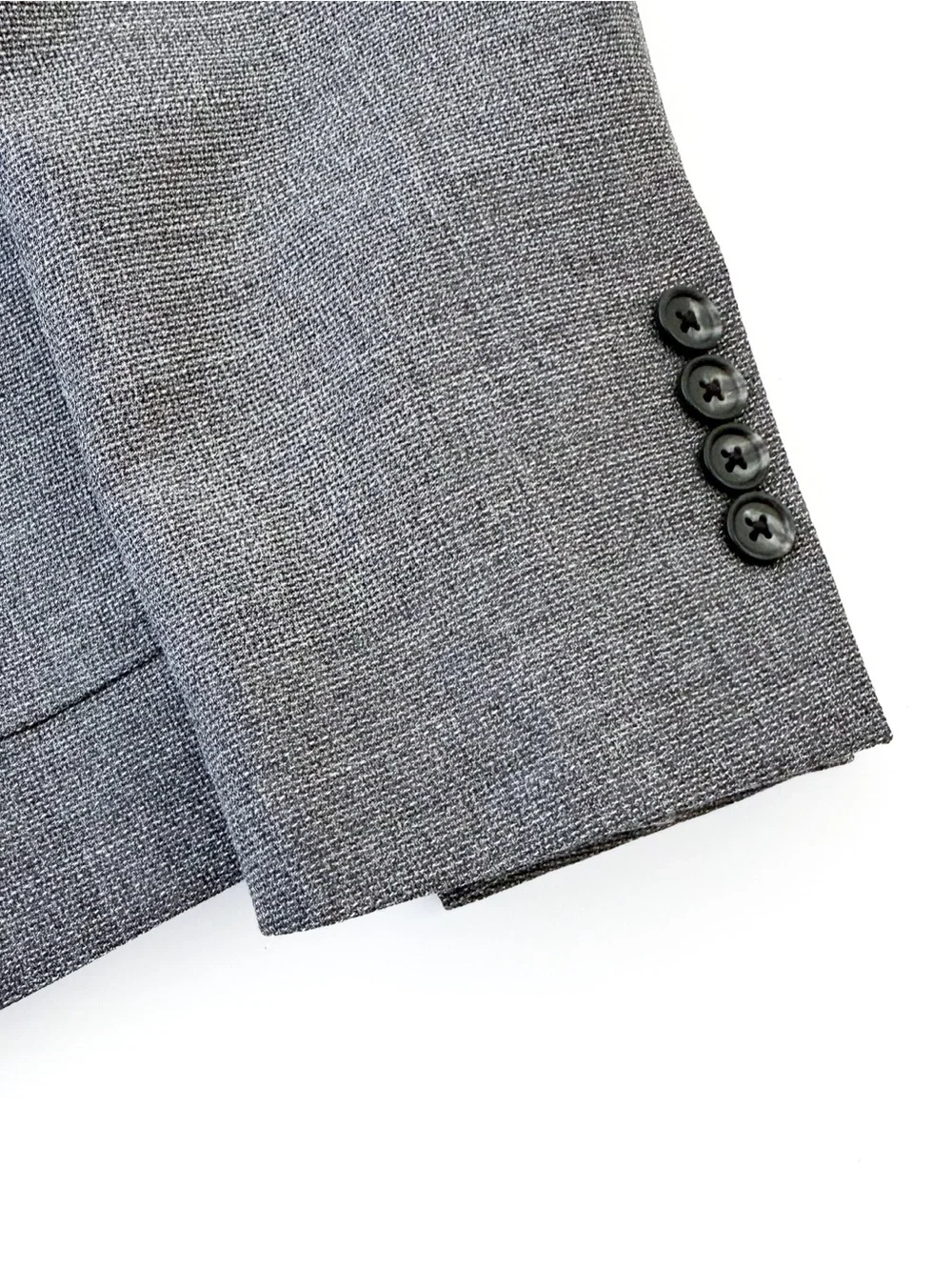 Brooks Brothers Slim Men's Gray Hopsack Blazer Italian Wool 42R Sport Coat